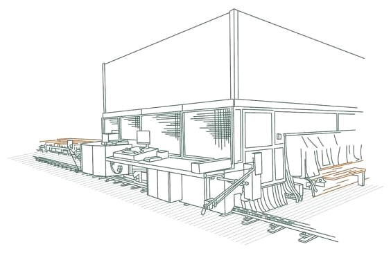 Illustration de la machine Hundegger PBA