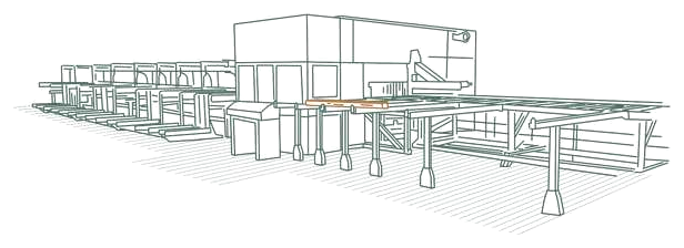 Illustration de la machine Hundegger Robot Drive
