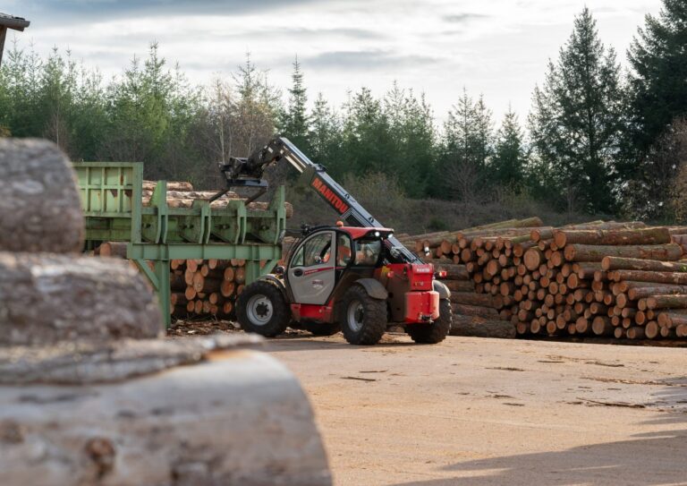 Parc à grumes de Douglas français – approvisionnement Cosylva
