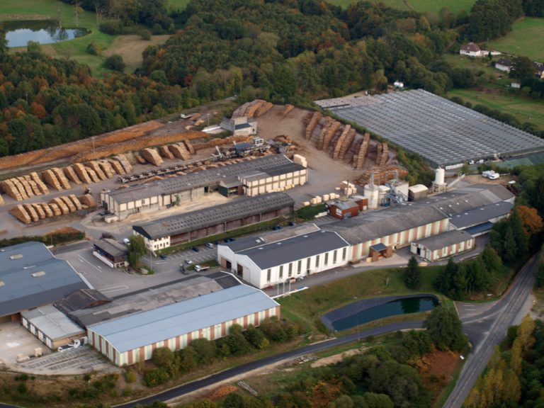 Vue aérienne du site industriel Cosylva