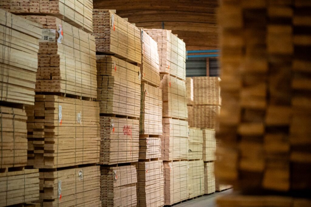 Site de production Cosylva à Bourganeuf – bois lamellé-collé