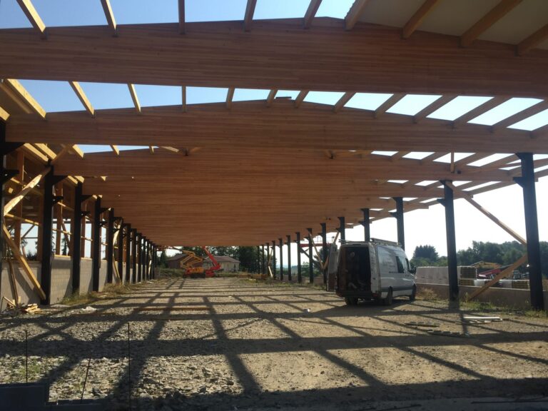 Bois lamellé-collé en Douglas industriel