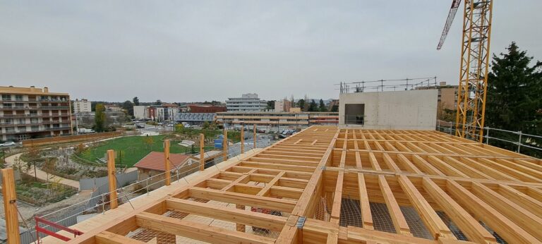 Bois lamellé-collé en Douglas structure