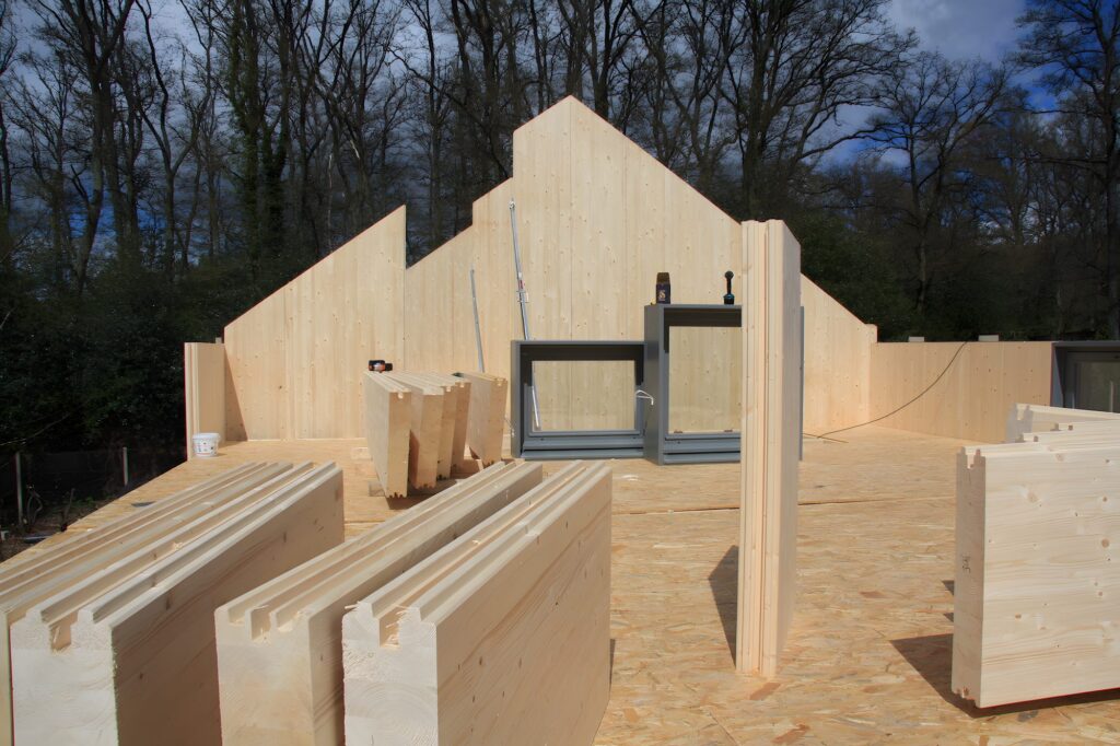 Profils mur et plancher en bois lamellé-collé Cosylva